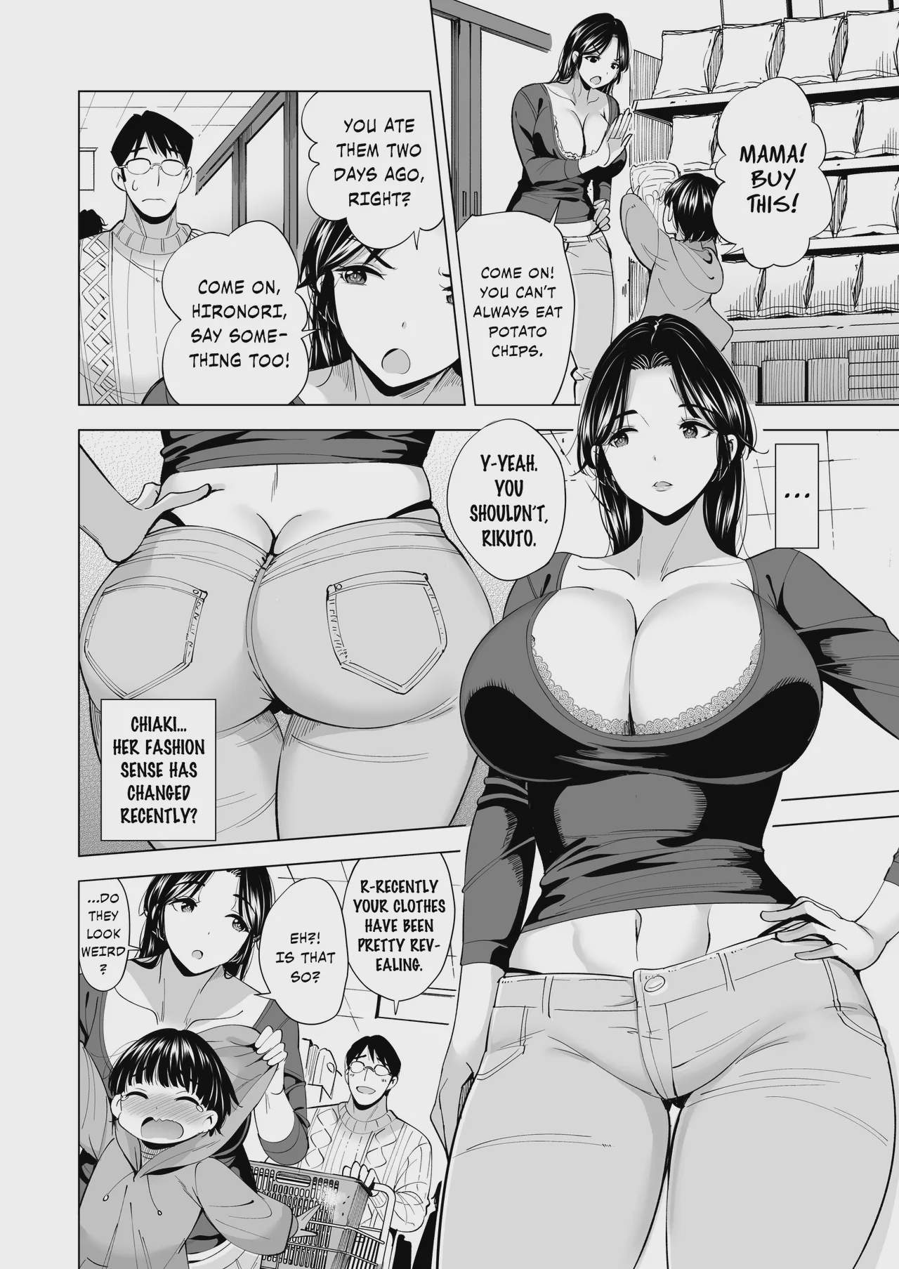Art by aburi_saamon_maru, maguro_coffee - Tagged blowjob_face, ponytail, bbm, aburi_saamon_maru, hidden_sex, dark_skin, sole_female, impregnation, bald, ahegao, cheating, blackmail, big_breasts, huge_breasts, milf, netorare, blowjob, paizuri, dilf, maguro_coffee